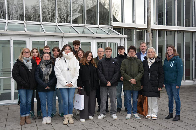 Französische Austauschschüler der Partnerschule MFR Sèvreurope